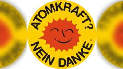 Symbol der Anti-Atomkraft-Bewegung.  (Foto: Anne Lund, dänische Aktivistin)