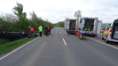 Schwerer Verkehrsunfall auf der L434. (Foto: privat)