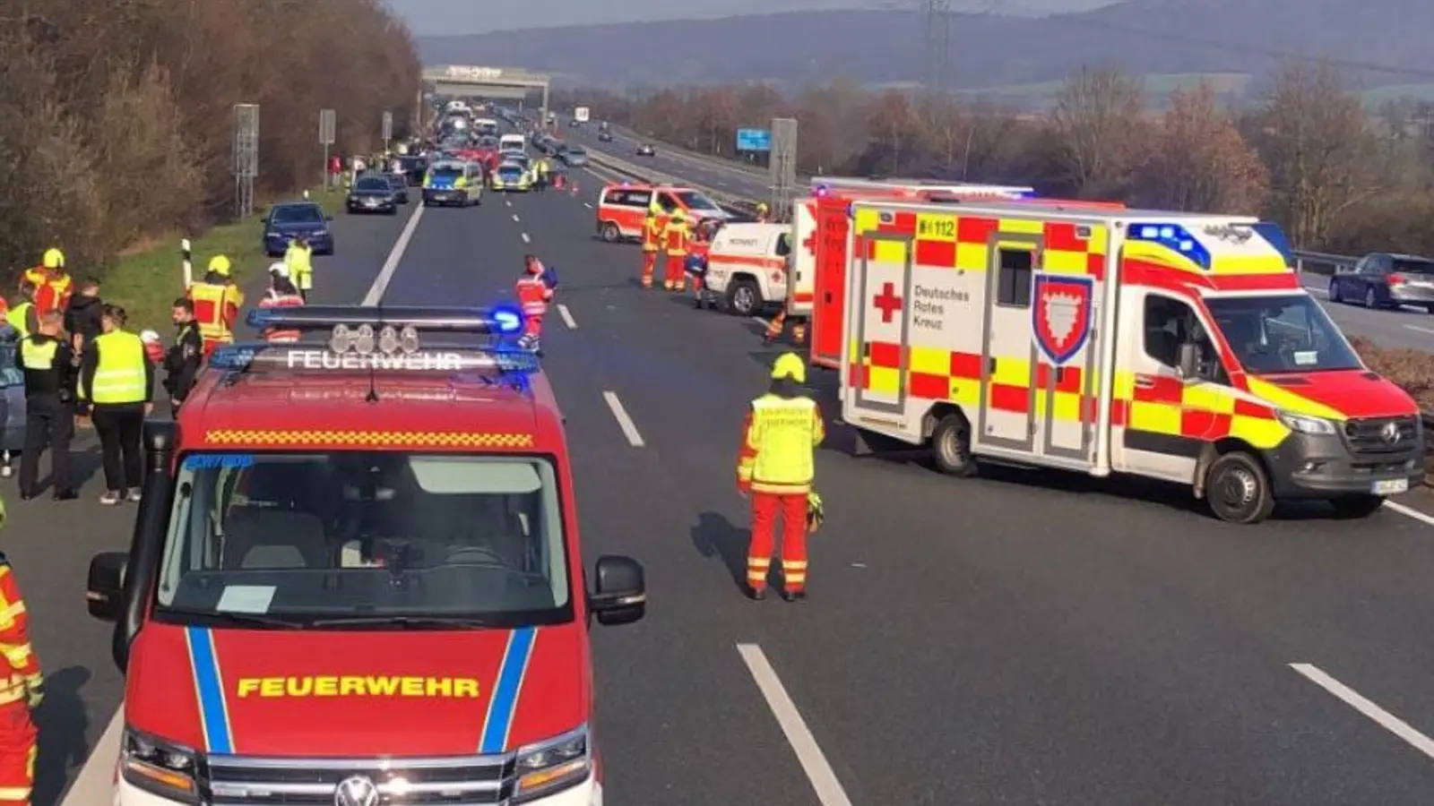 Die Polizei Hannover berichtet über die Unfallursache auf der A2. (Foto: privat)