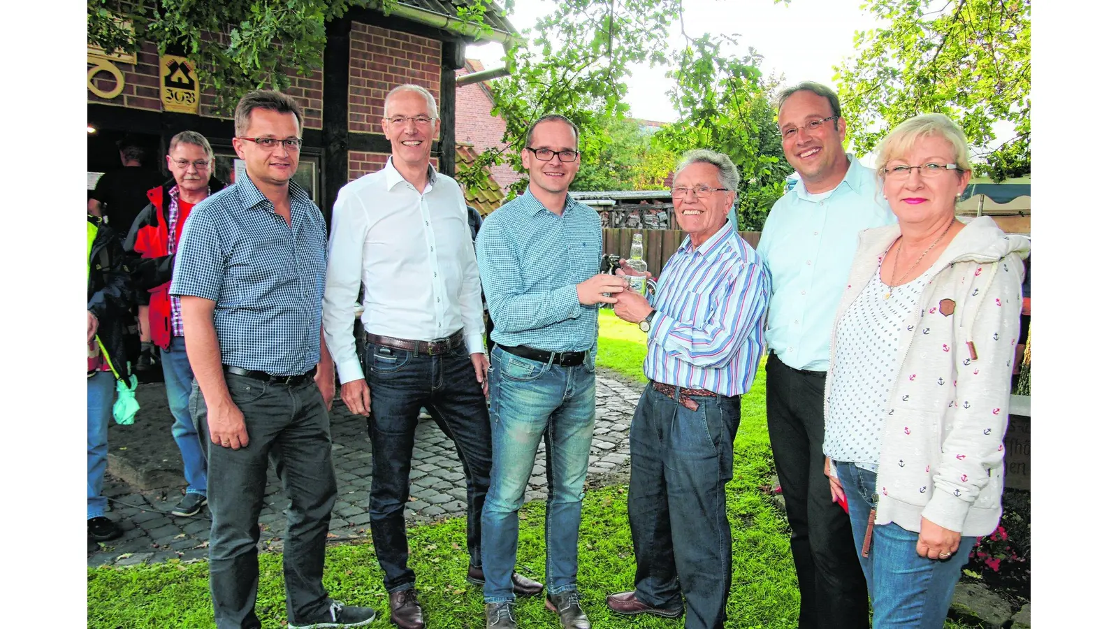Das SPD-Lagerfeuer gefällt (Foto: gi)