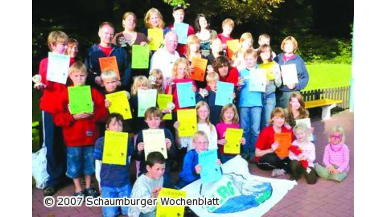 DLRG schwimmt sich warm (Foto: red)