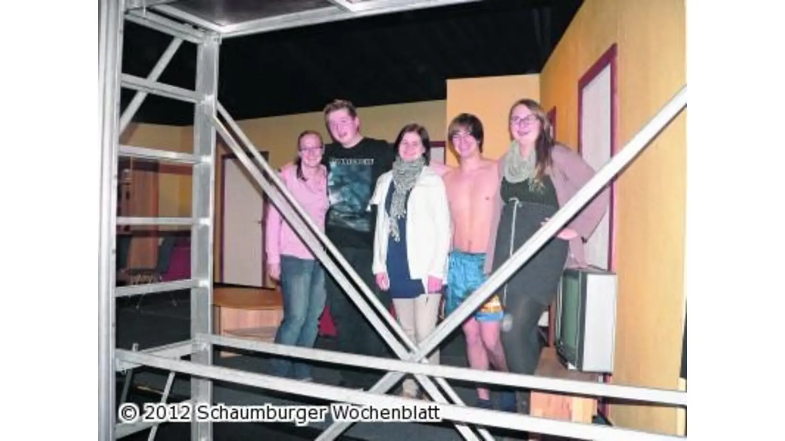Noch eine Premiere heute im Sägewerk (Foto: al)