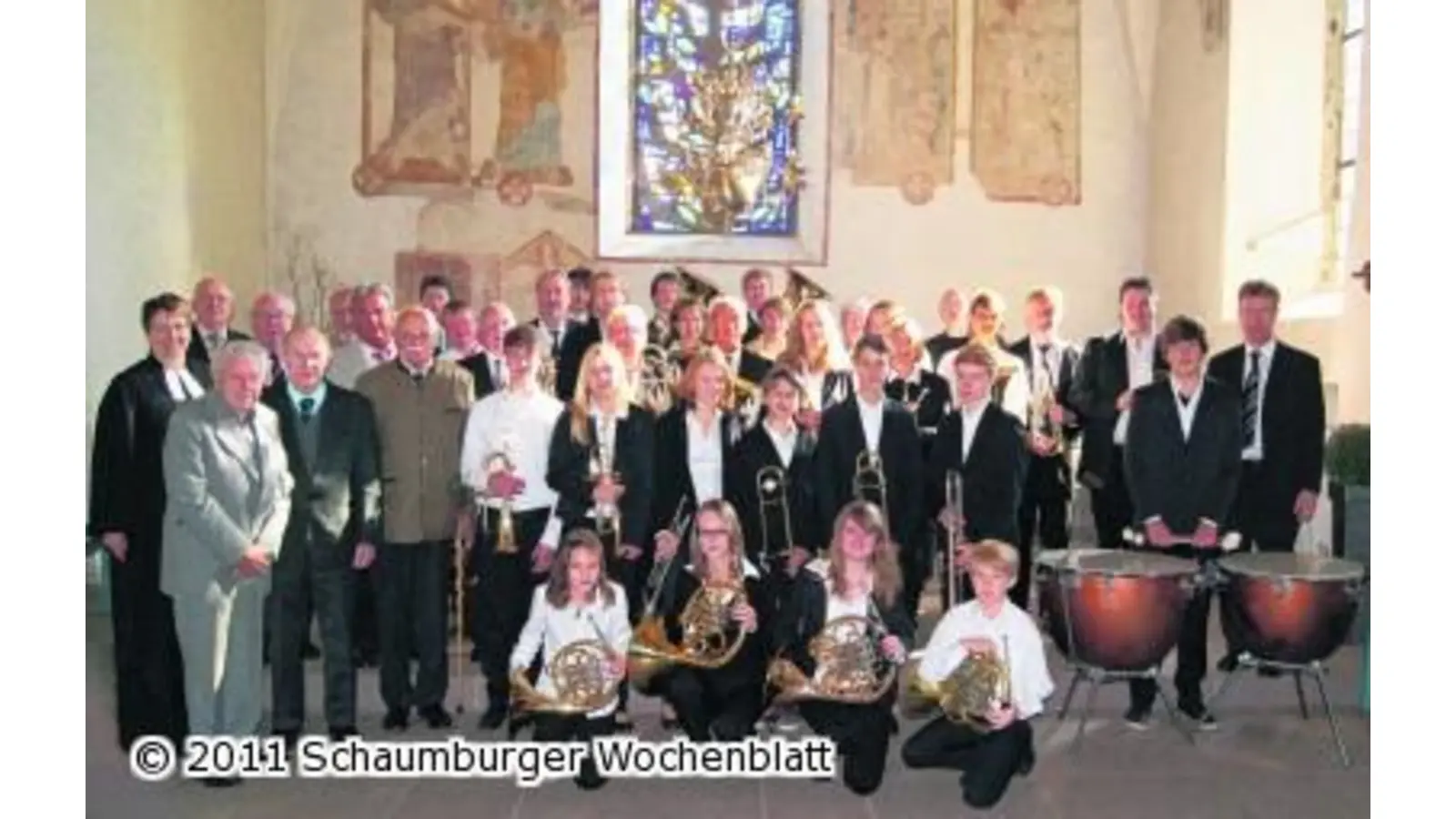 Posaunenchor gibt Geburtstagsständchen (Foto: em)