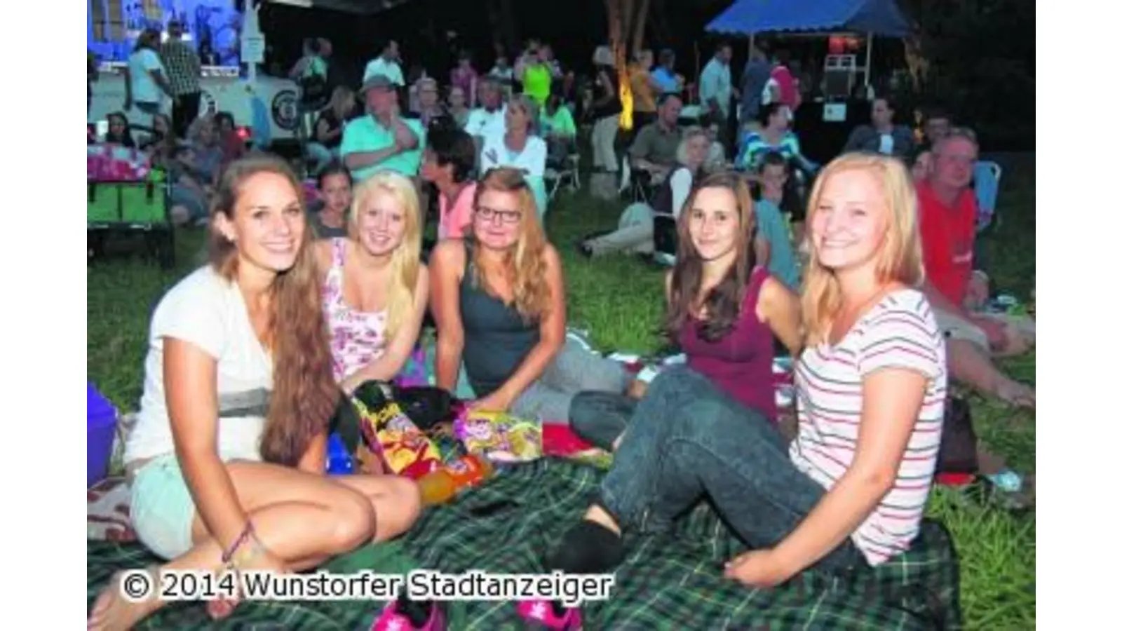 Der neue Platz für das Freiluftkino kommt gut an (Foto: gi)