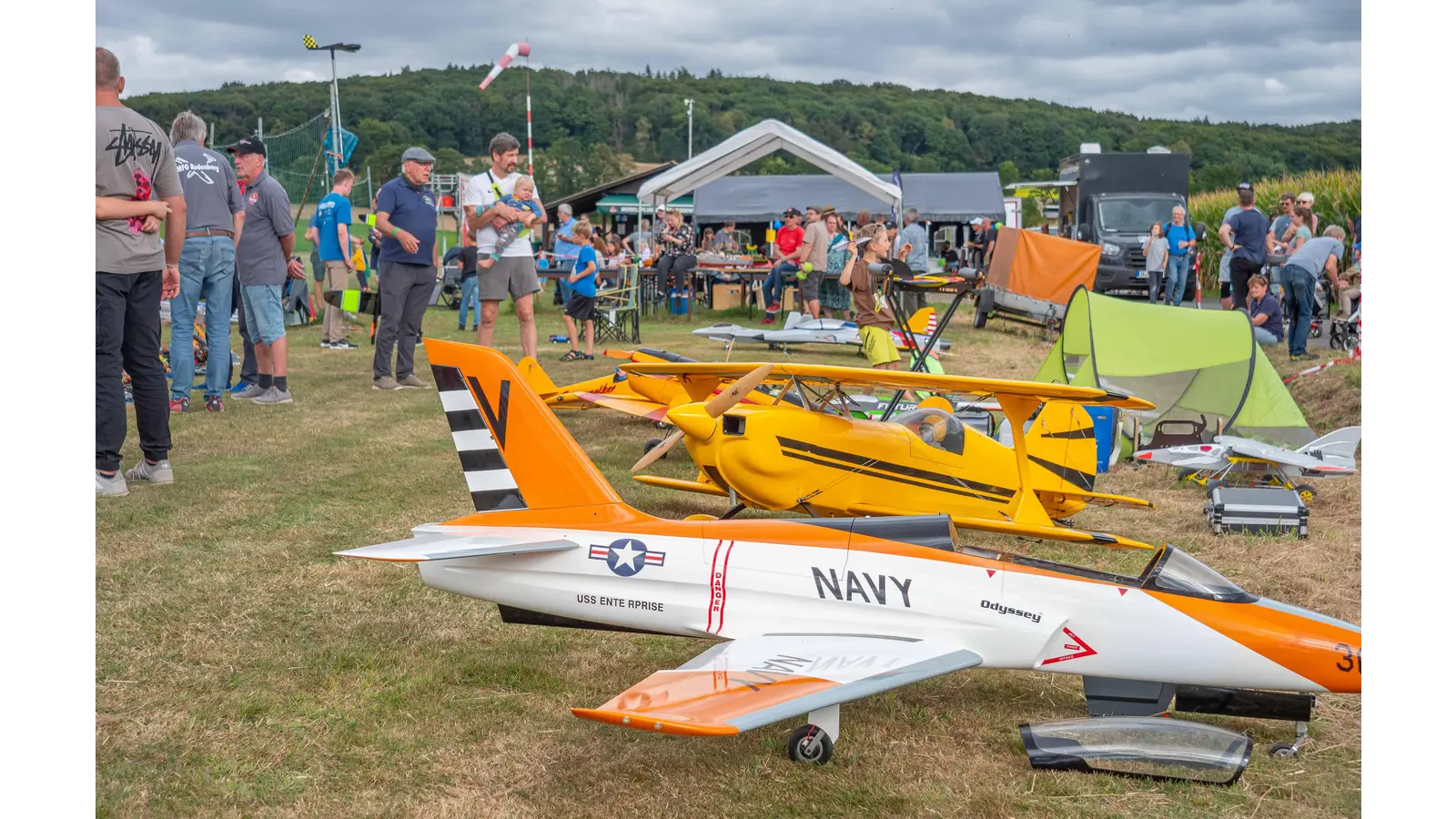 Ob Düsenjets oder Propellerbetrieben, der Modellflugtag hat stets viel zu bieten. (Foto: wk)