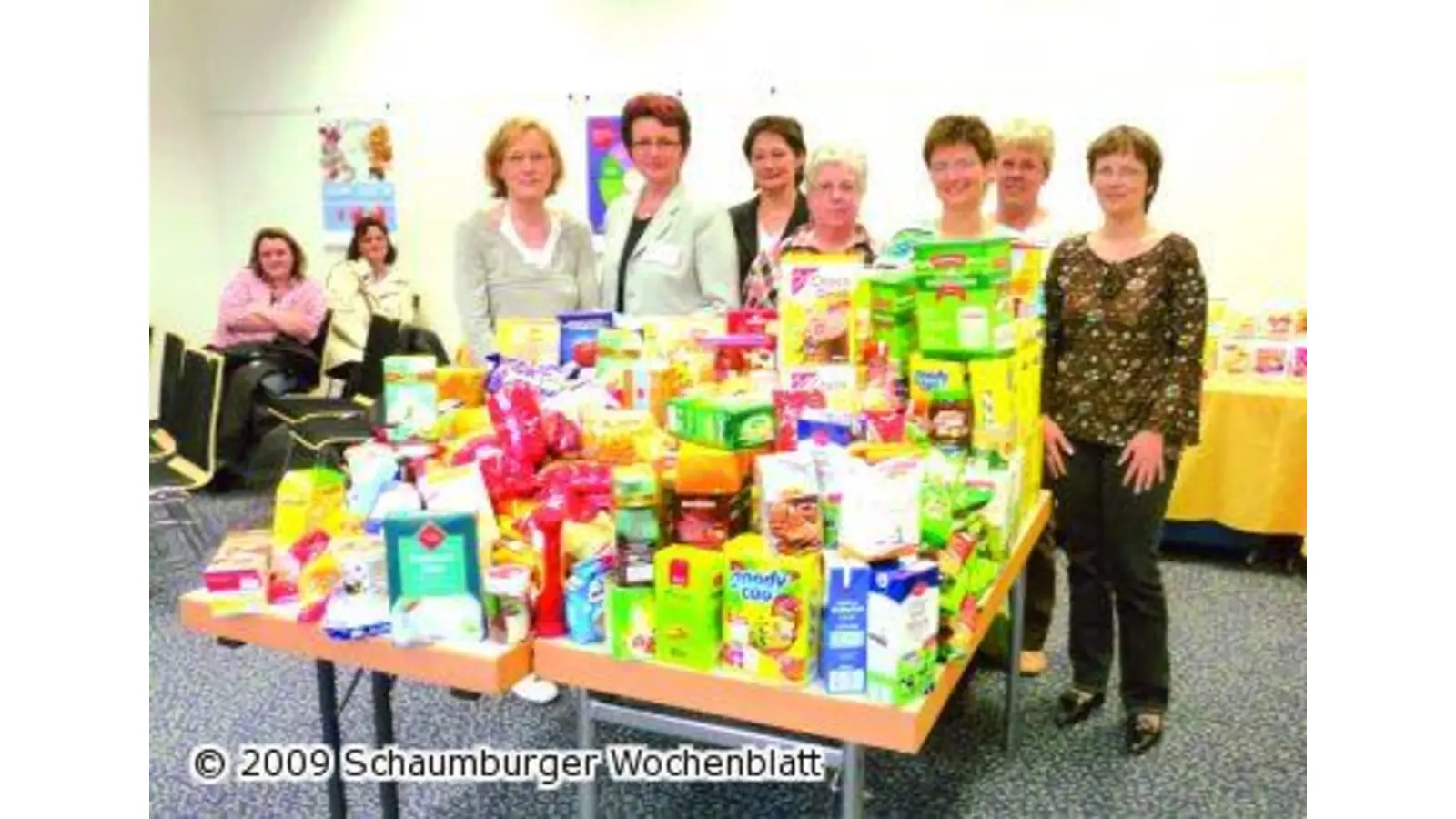 Die verlorenen Pfunde in Lebensmittel aufgewogen (Foto: pd)