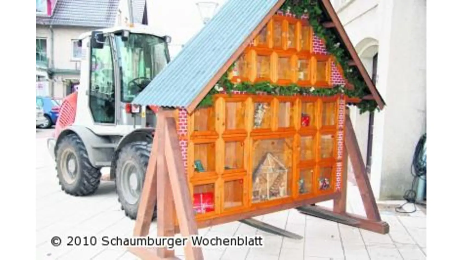 Adventskalender steht (Foto: gi)