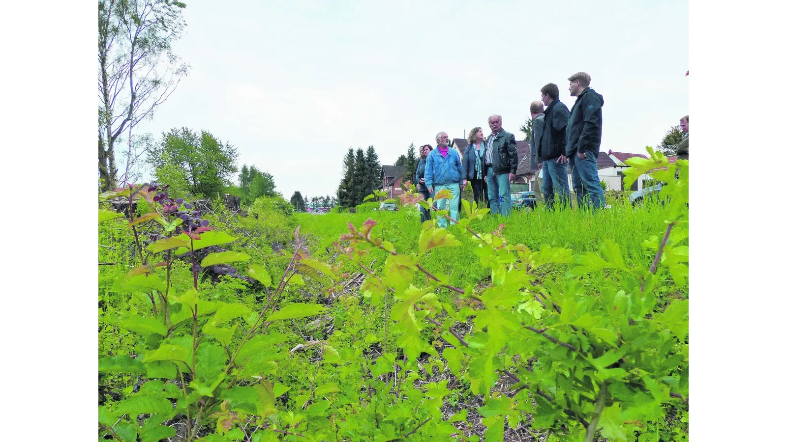 Erst im Herbst geht es auf der Trasse weiter (Foto: al)