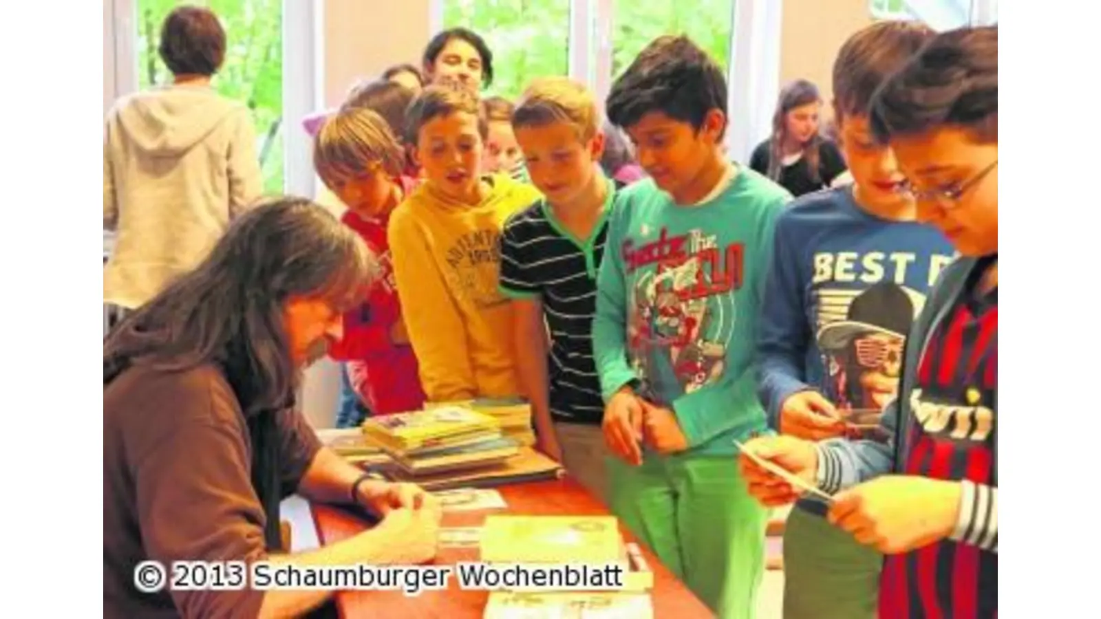 Wolfram Hänel in der Grundschule (Foto: wtz)