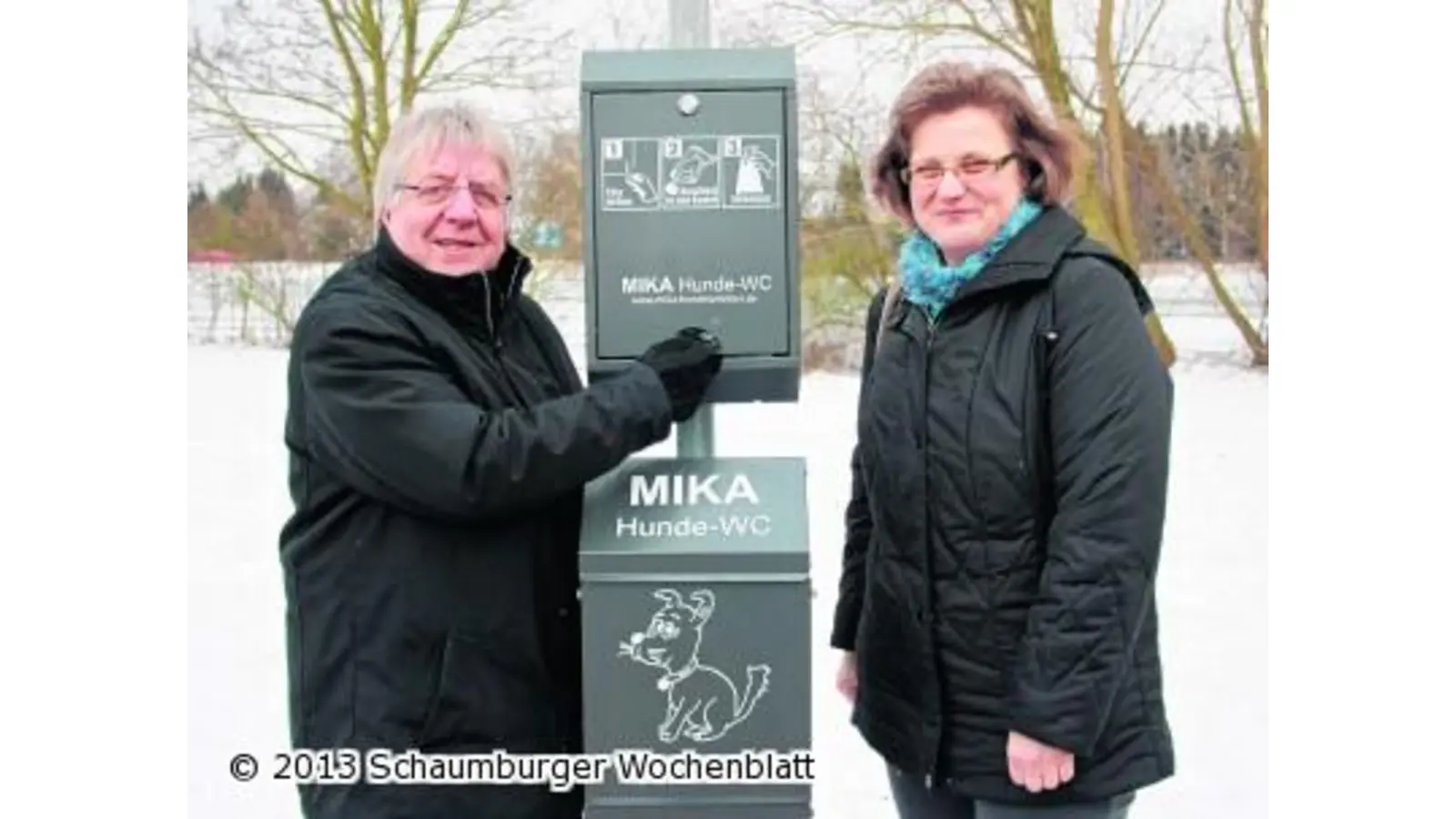 Erstes WC für die Vierbeiner (Foto: pp)