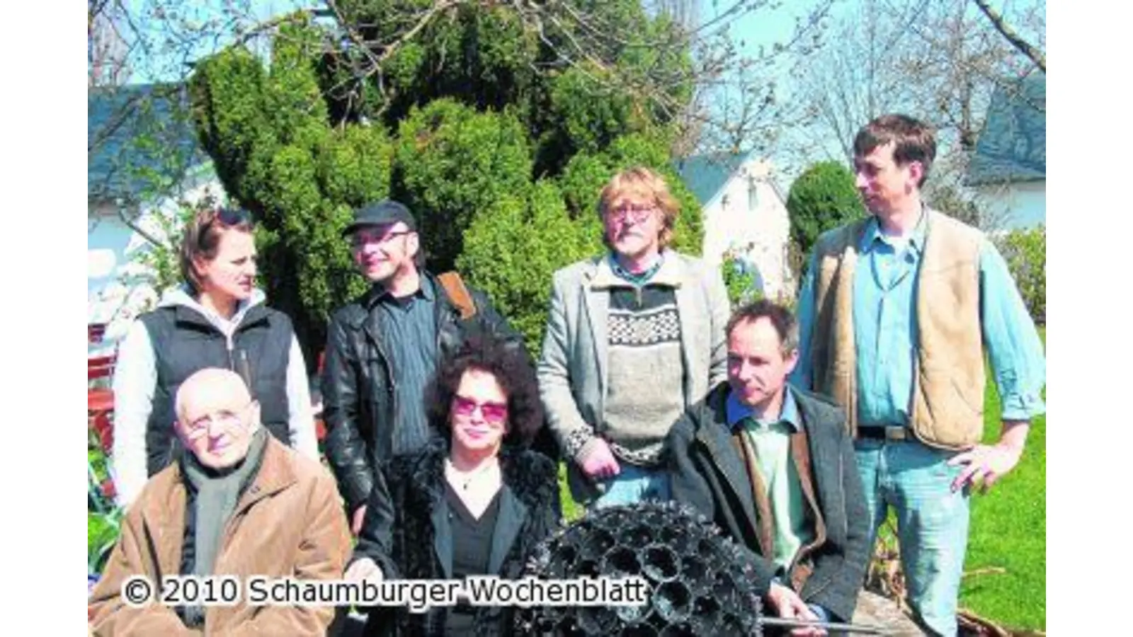 Vernissage auf der Insel Wilhelmstein (Foto: em)