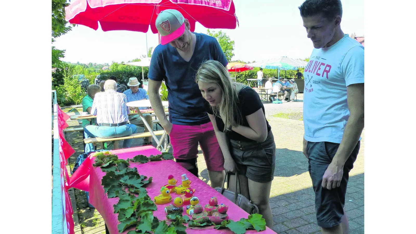Die ersten Enten sind da (Foto: al)