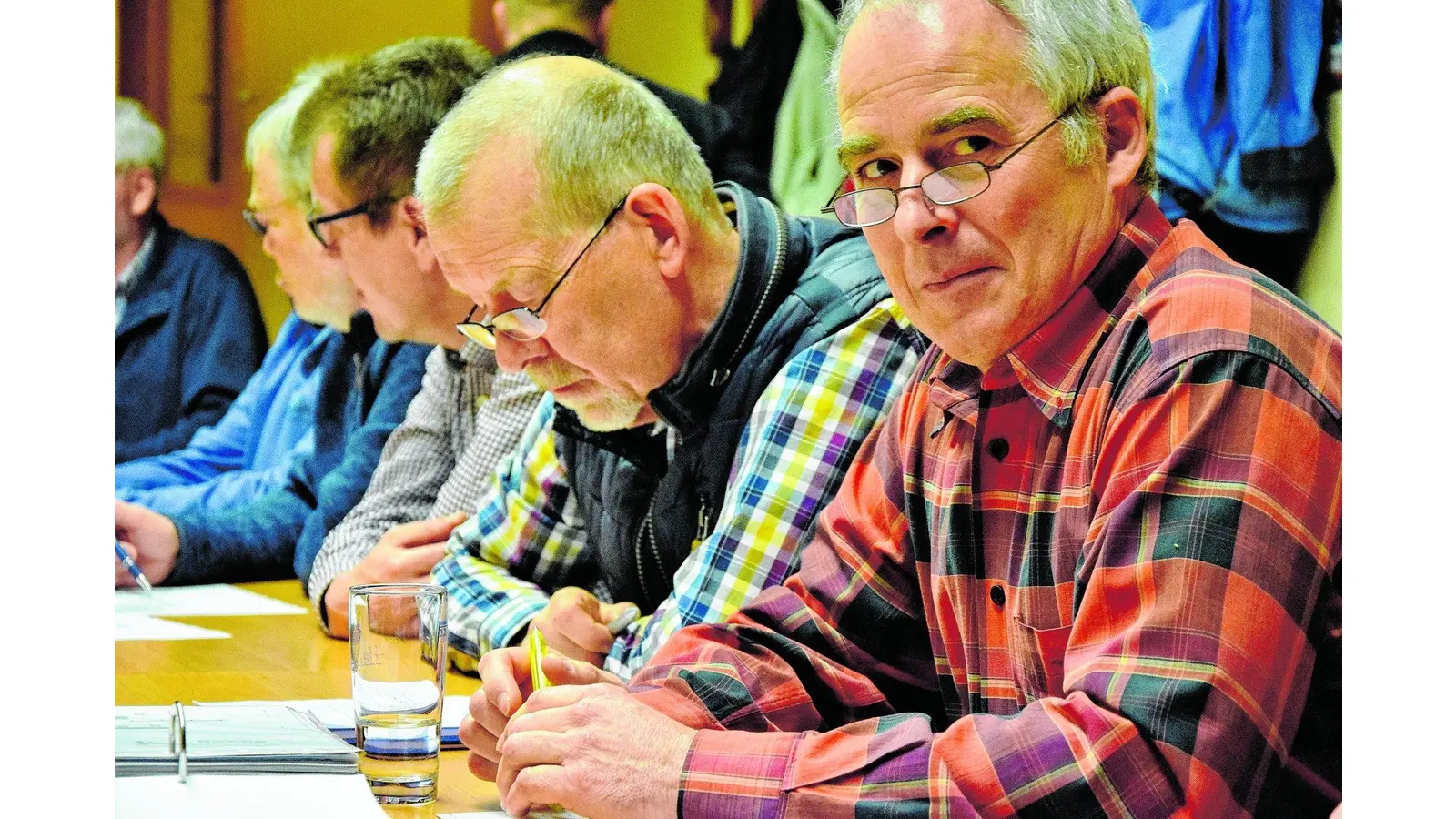 Zeitplan hängt an der Funkantenne (Foto: red)