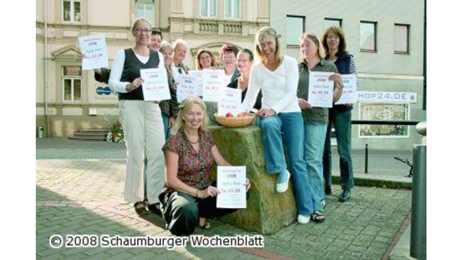 Rund um den saftigen Apfel eine runde Idee (Foto: mr)