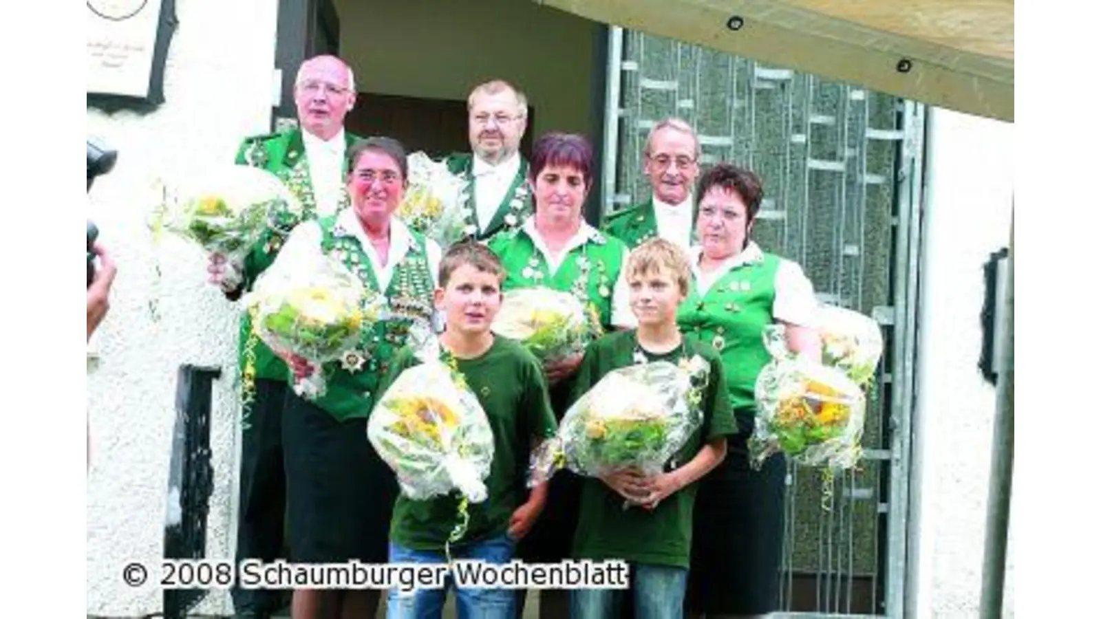 Eine neue Kette ziert den Schützenkönig (Foto: red)