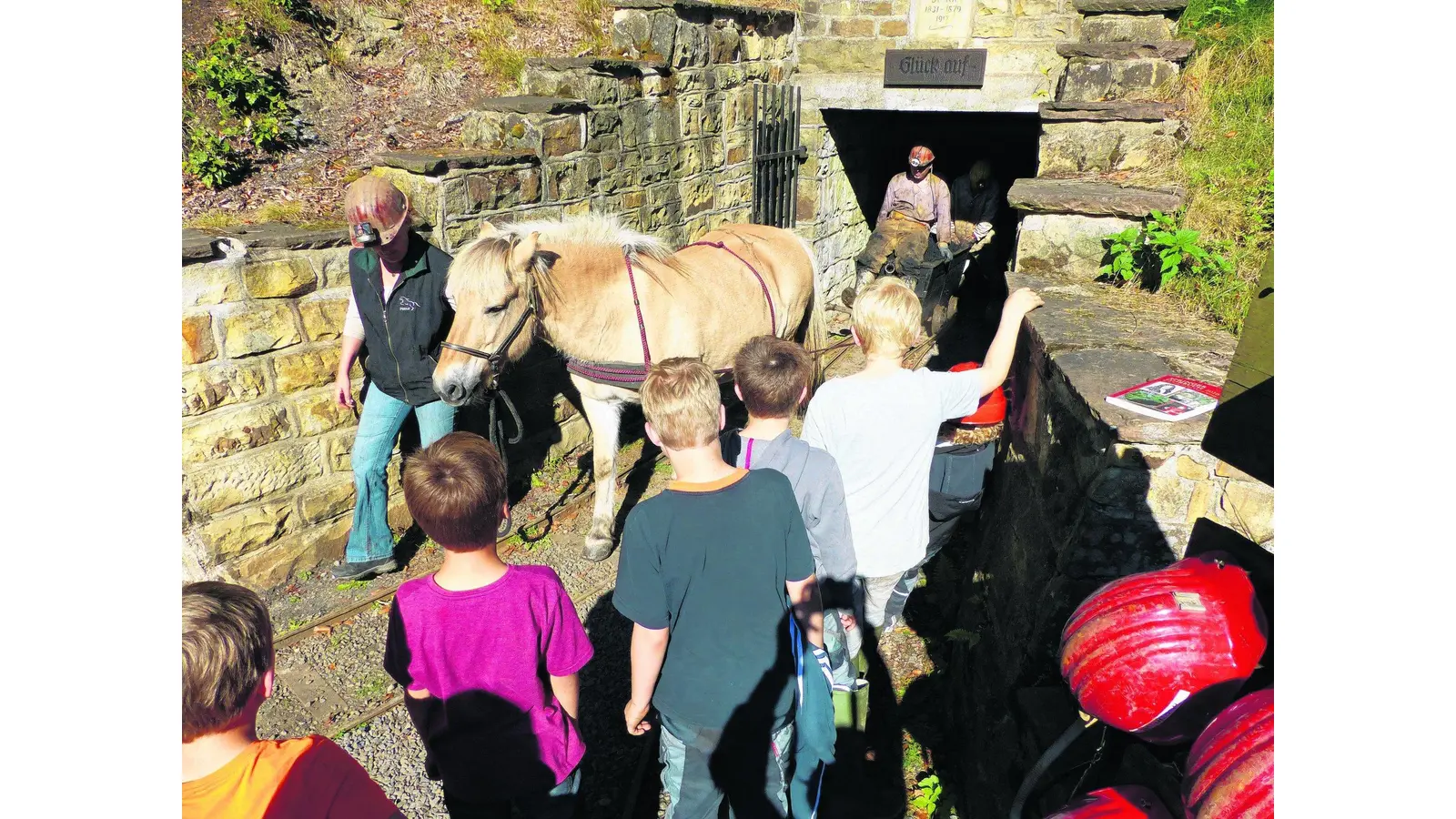 Die mutigsten Besucher hauen selbst ihre Kohle (Foto: al)