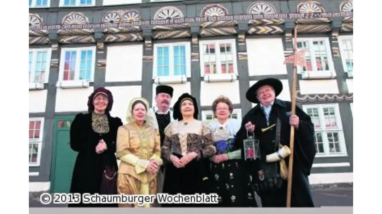 Sie machen die Stadtgeschichte lebendig (Foto: bb)