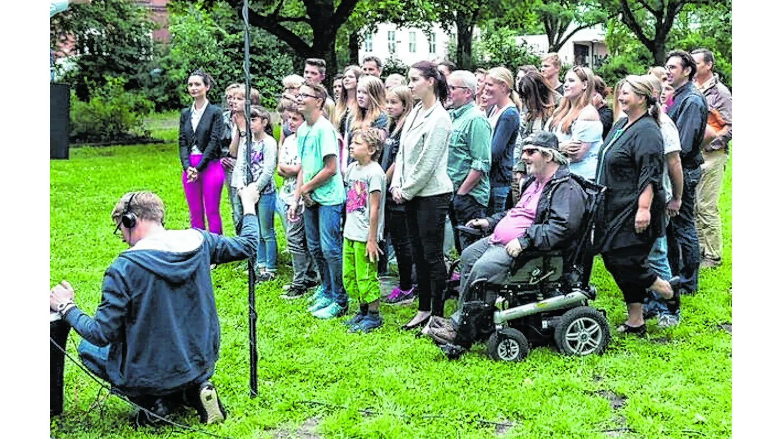 Die Talente stehen vor der Kamera (Foto: al)