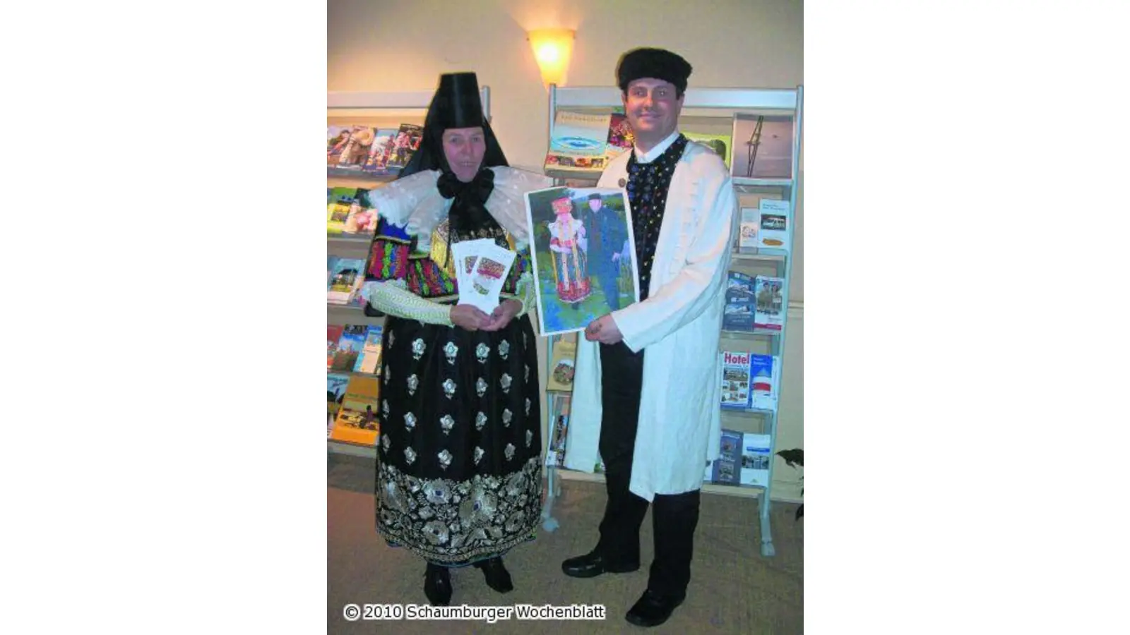 Die Tracht des Jahres 2010 ist ein beliebter Gast bei Messen (Foto: red)