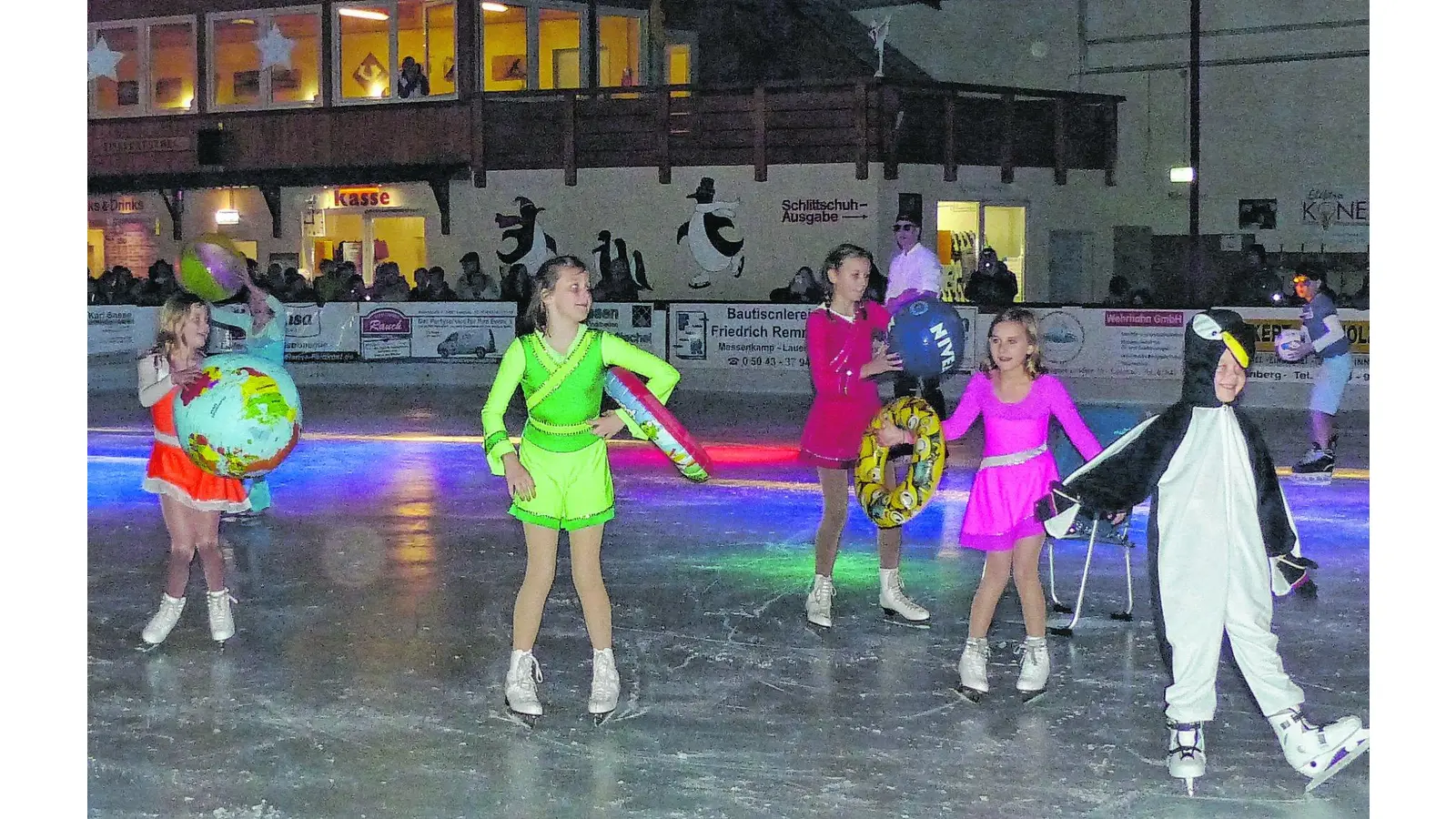 Sommergefühle in der bitter-kalten Halle (Foto: al)