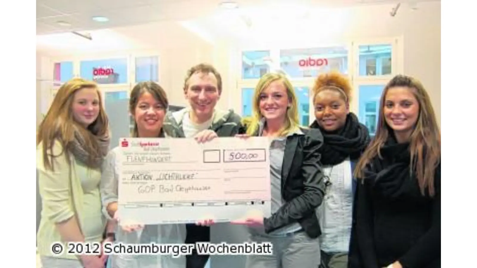 Die Azubis des GOP sorgen für Lichtblicke (Foto: ste)