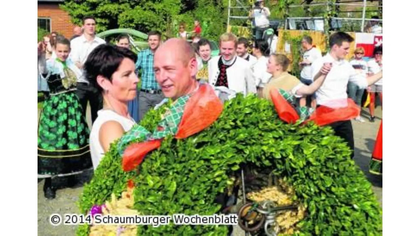 Erntefest unter strahlend blauem Himmel (Foto: wtz)