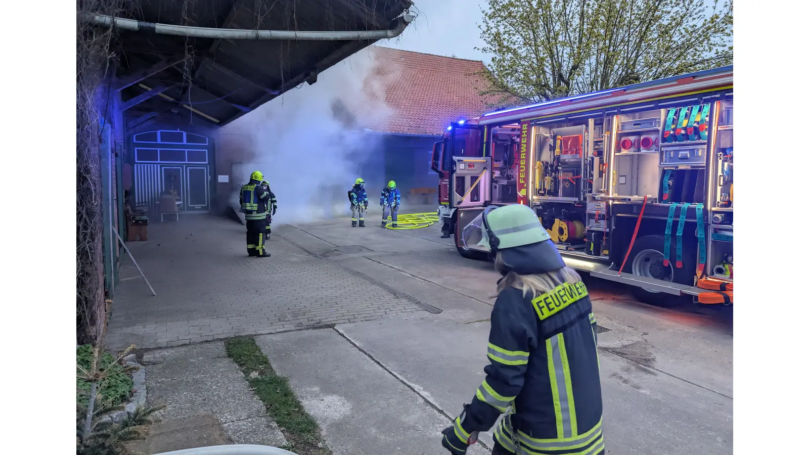 Alarmübung in Wiedenbrügge. (Foto: privat)