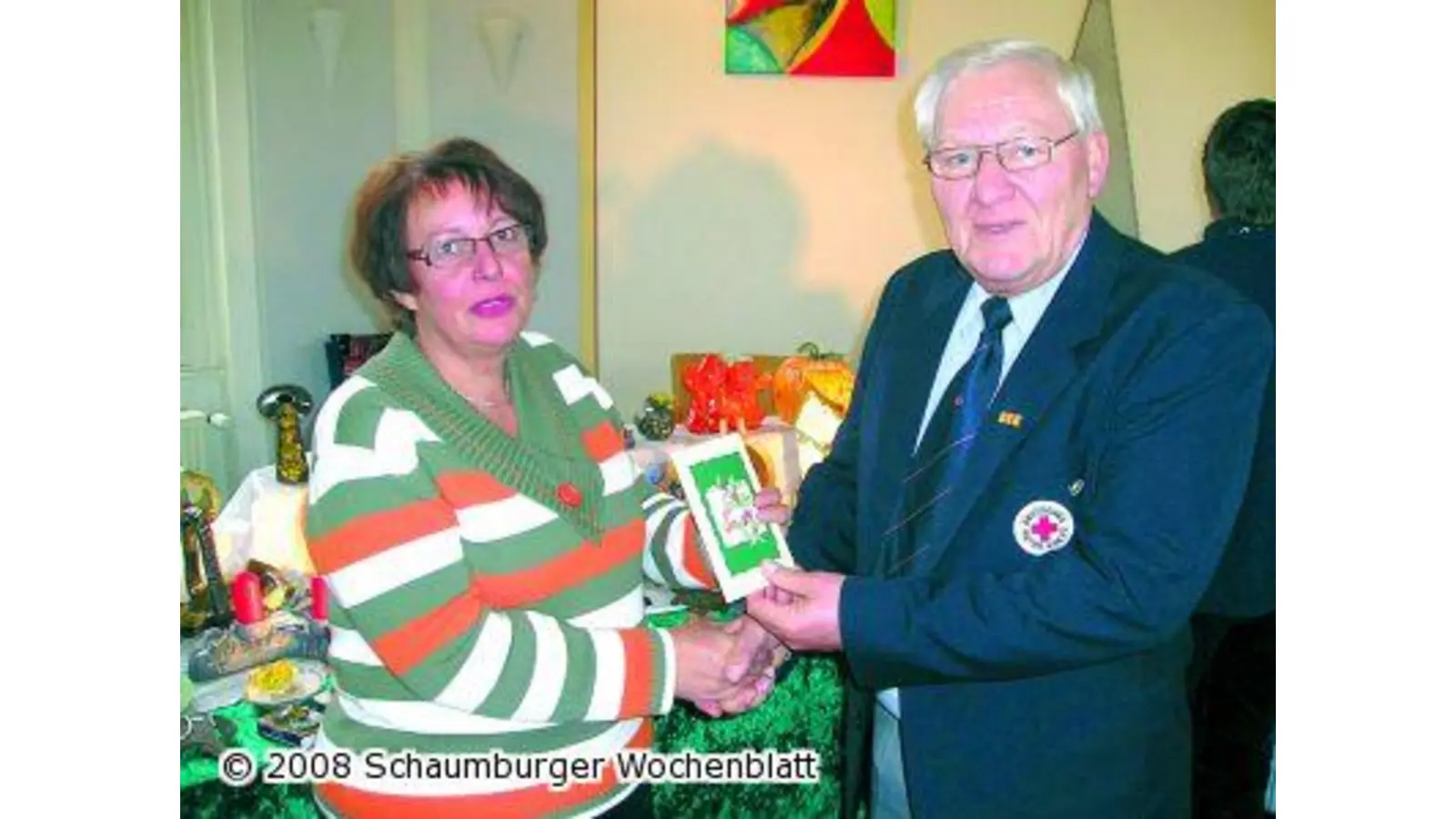 Aussteller spenden für DRK-Ortsverein (Foto: red)