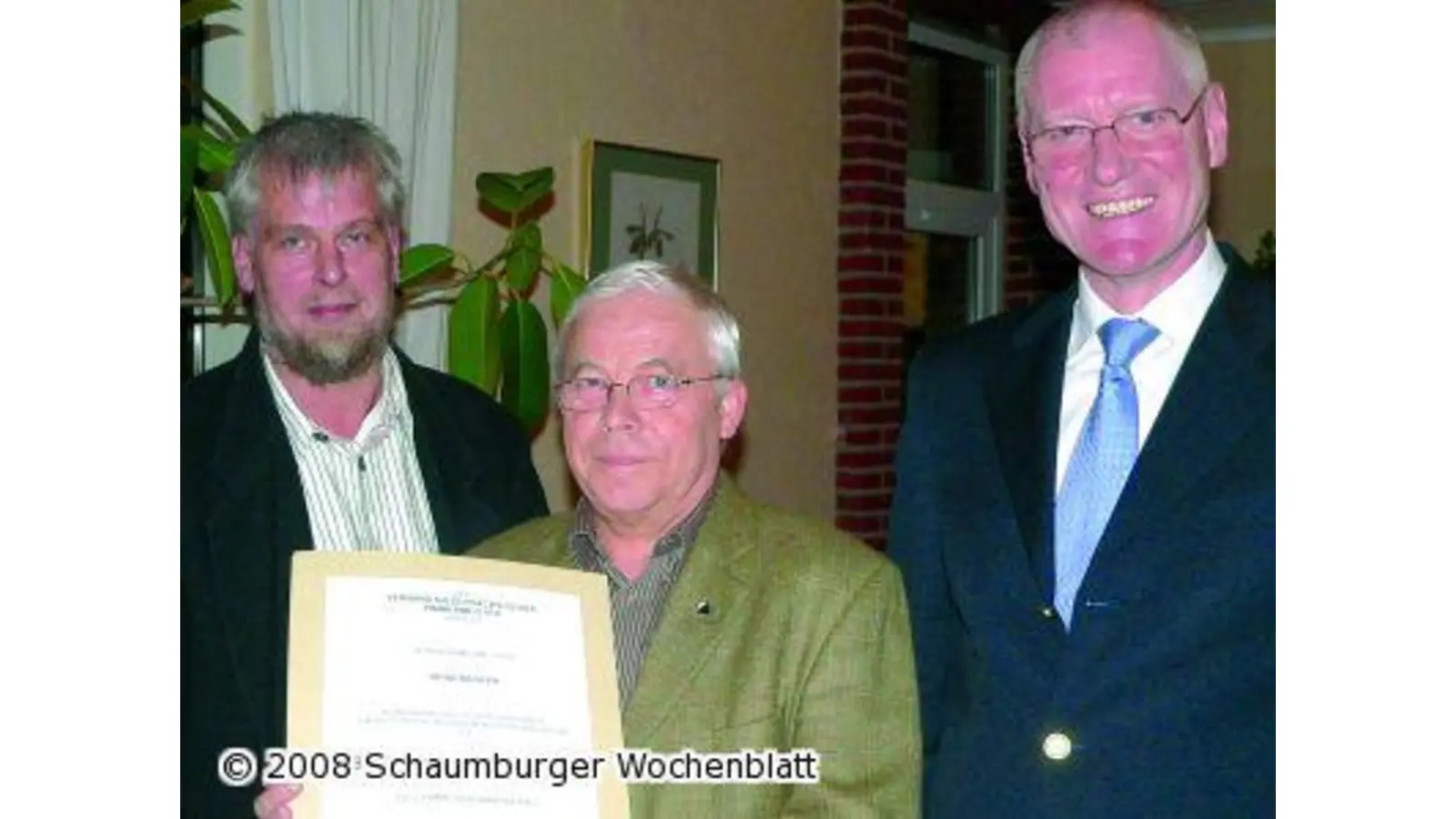 Silbernadel vom Landesverband (Foto: al)
