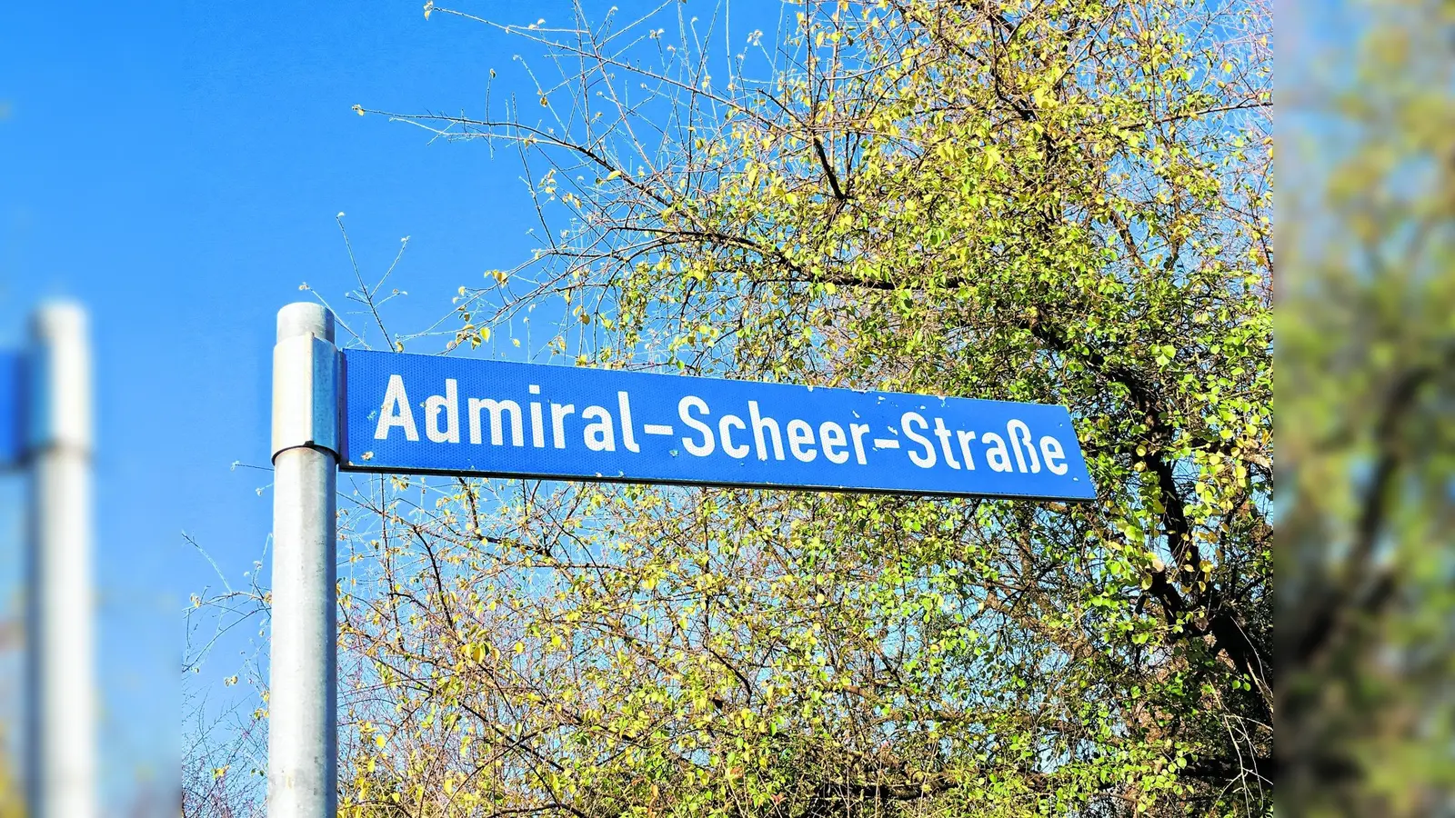 Diskussionen um die Admiral-Scheer-Straße (Foto: jh)