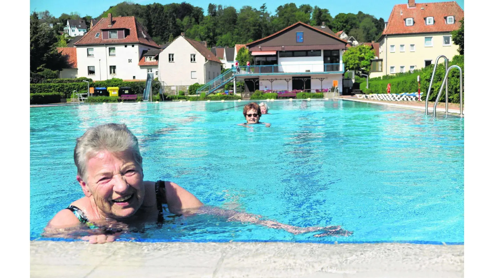 Endlich wieder Freibadzeit (Foto: mh)