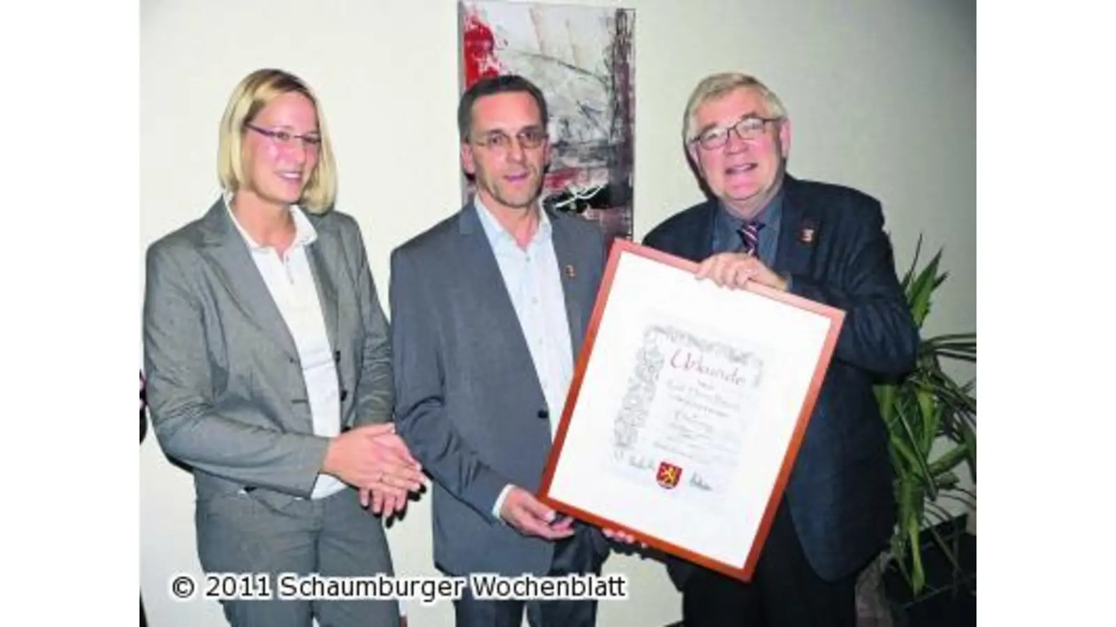 Ehrenring nach zwanzig Jahren (Foto: al)