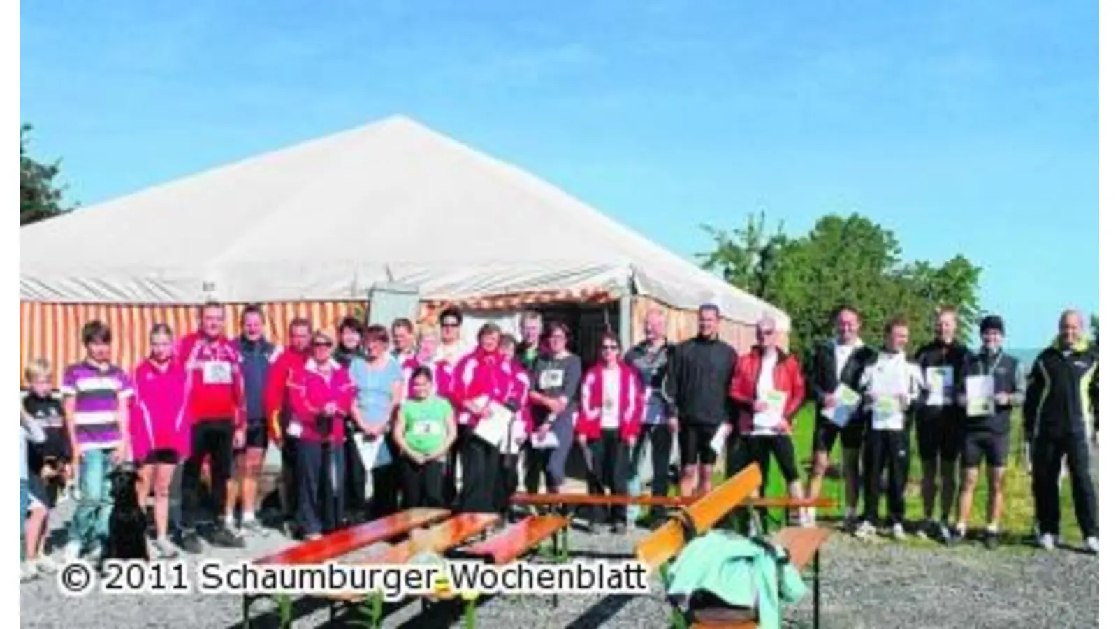 Laufpremiere bei Sonnenschein (Foto: red)