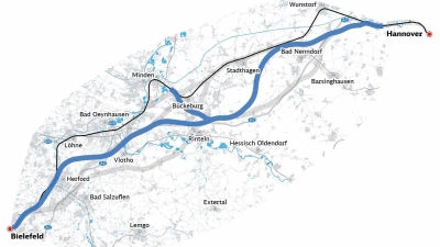 Alle Varianten mit der Spangenlösung hätten ganz erhebliche Auswirkungen auf die Samtgemeinde Eilsen. (Foto: Deutsche Bahn)