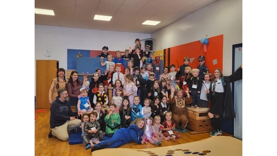 Teilnehmer der Karnevalsfeier. (Foto: privat)