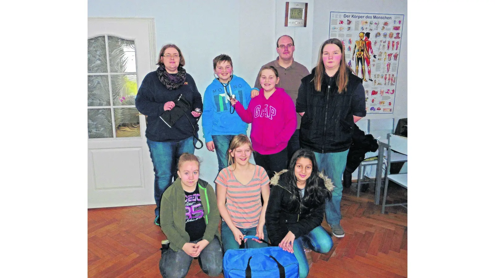 Frisch ausgebildete Schulsanitäter an der Oberschule (Foto: red)