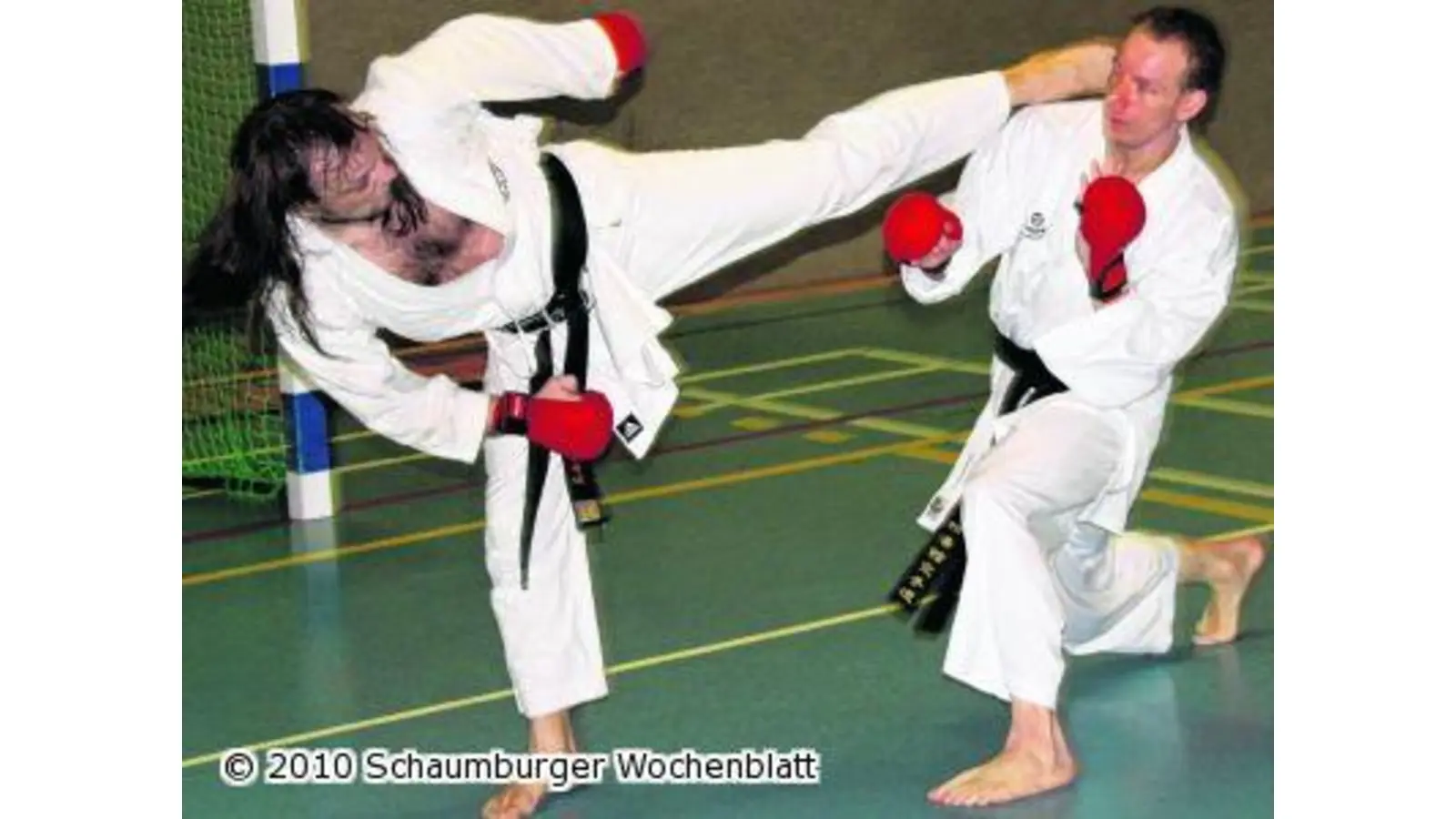 Mark Haubold begeistert beim Kumite-Lehrgang (Foto: ste)