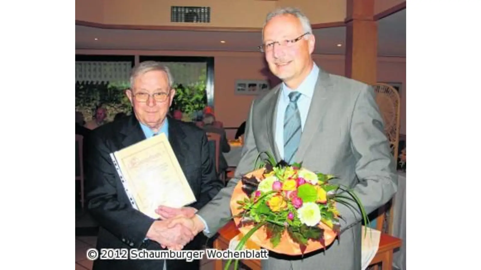 Jubilare der Volksbank werden feierlich geehrt (Foto: pp)