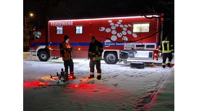 Der ELW 2 der Regionsbereitschaft unterstützte mit dem Einsatz einer Drohne. (Foto: privat)