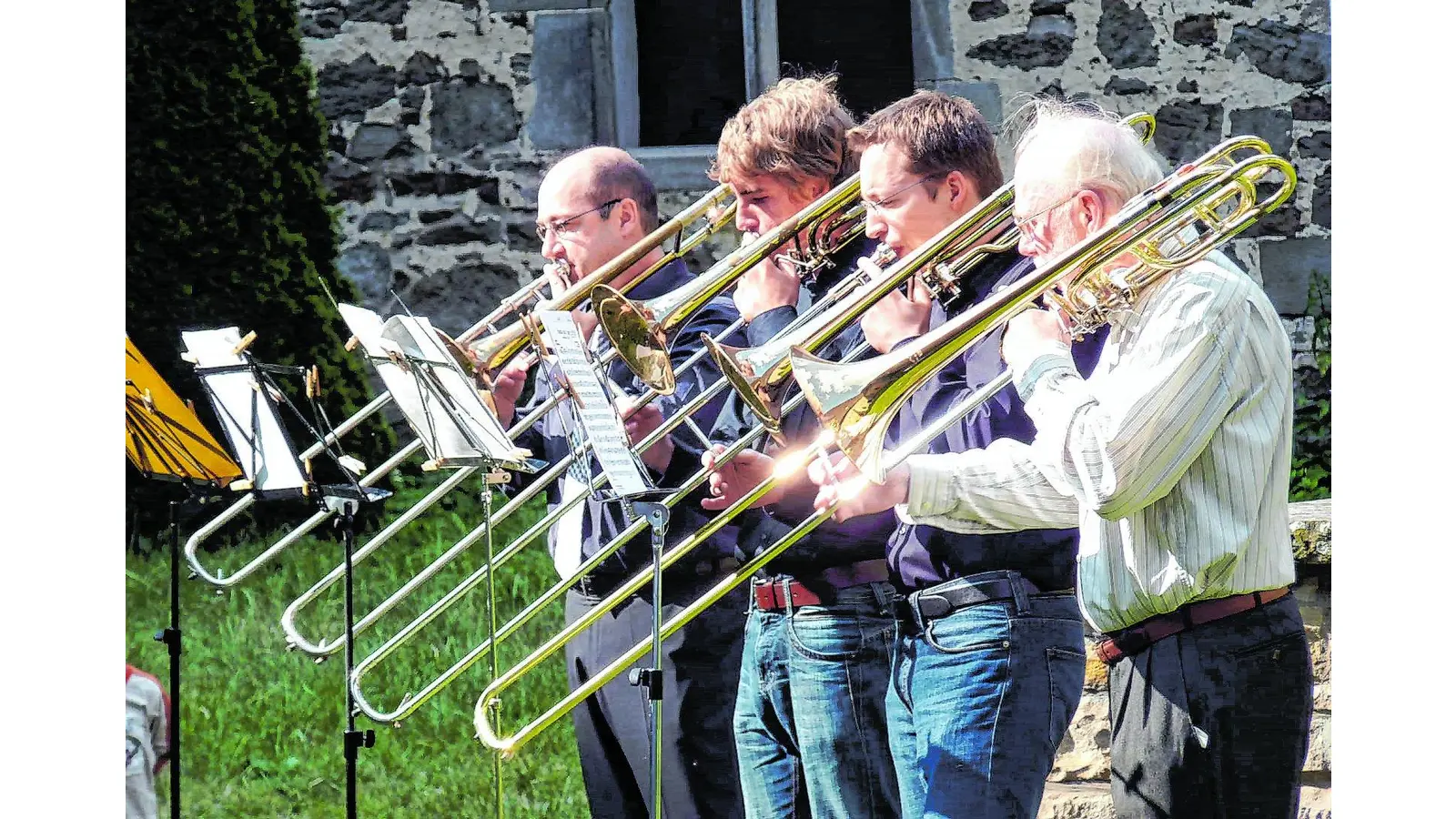 Pfingsten wieder Serenade im Innenhof des Klosters (Foto: km)