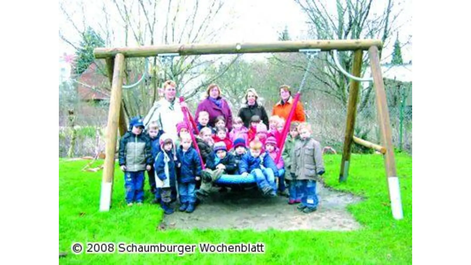 Schaukel für Kindergarten (Foto: red)