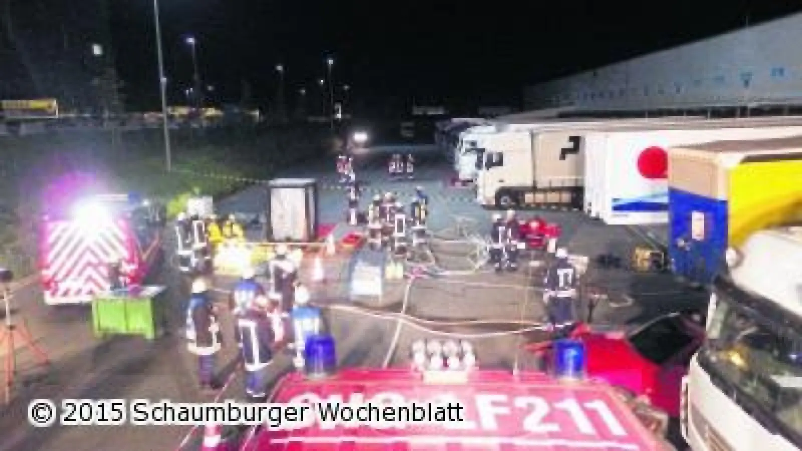 Ein Leck löst einen Großalarm aus (Foto: al)