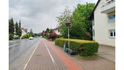 Neue Geschwindigkeitsanzeige-Displays in der Rintelner Straße  (Foto: privat)