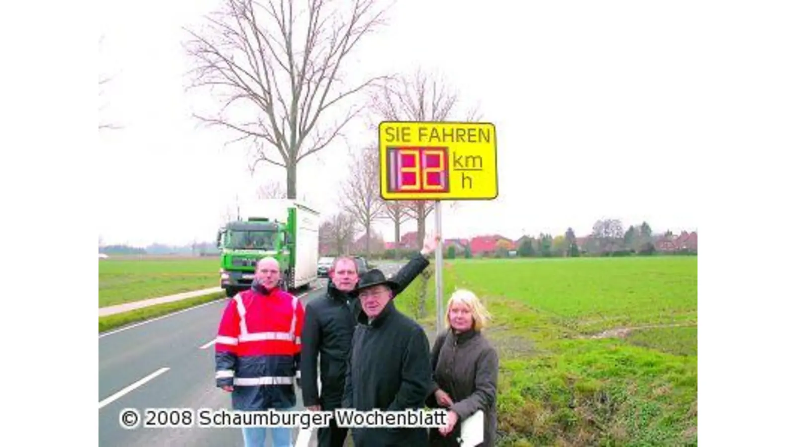 Eine sichtbare Warnung für mehr Verkehrssicherheit (Foto: nb)