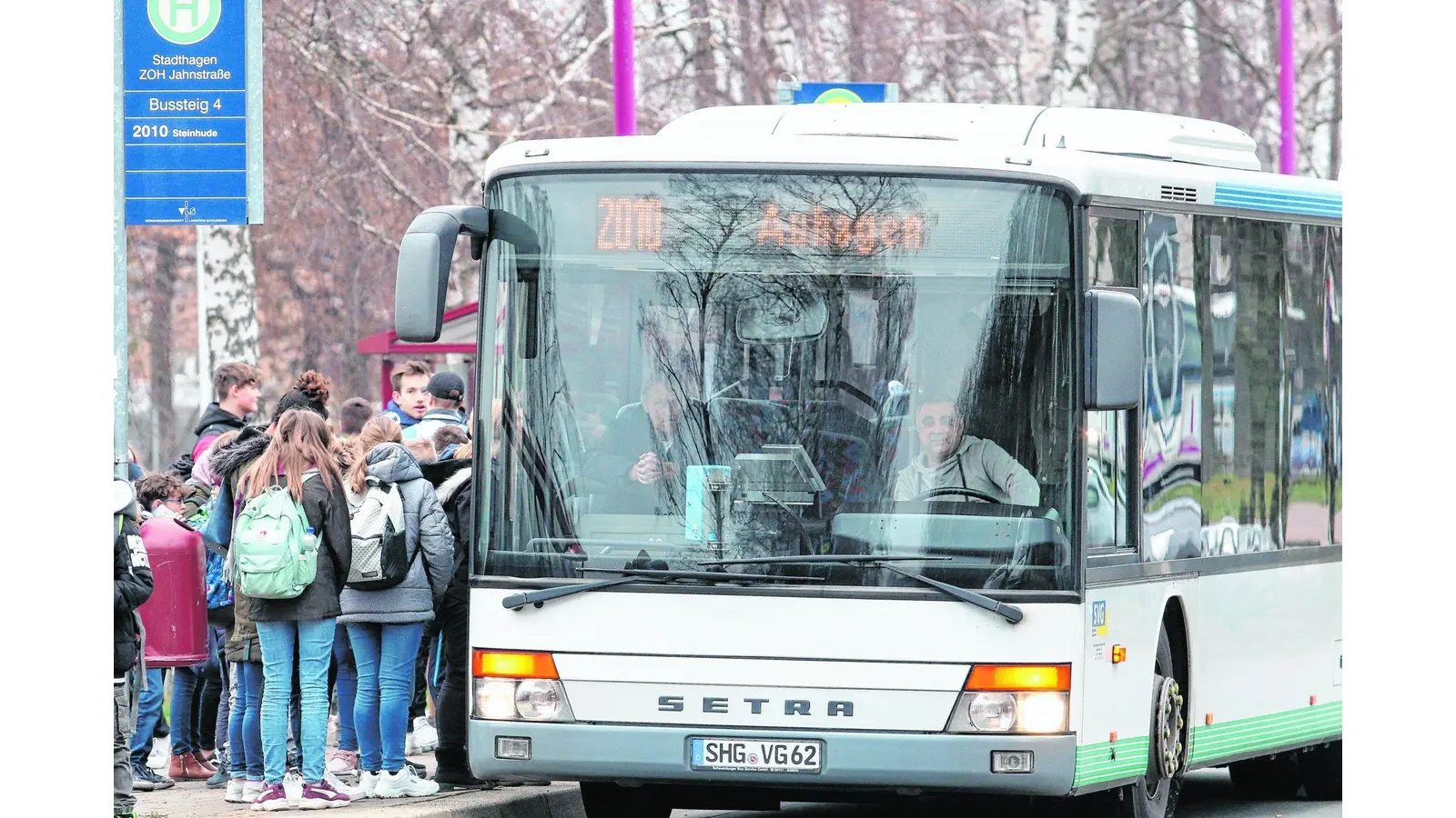 Aktionswoche vermindert Gedrängel am Bus (Foto: bb)