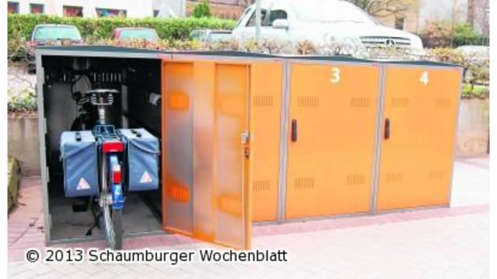 Bürgermeister eröffnet neue Fahrradraststation (Foto: red)