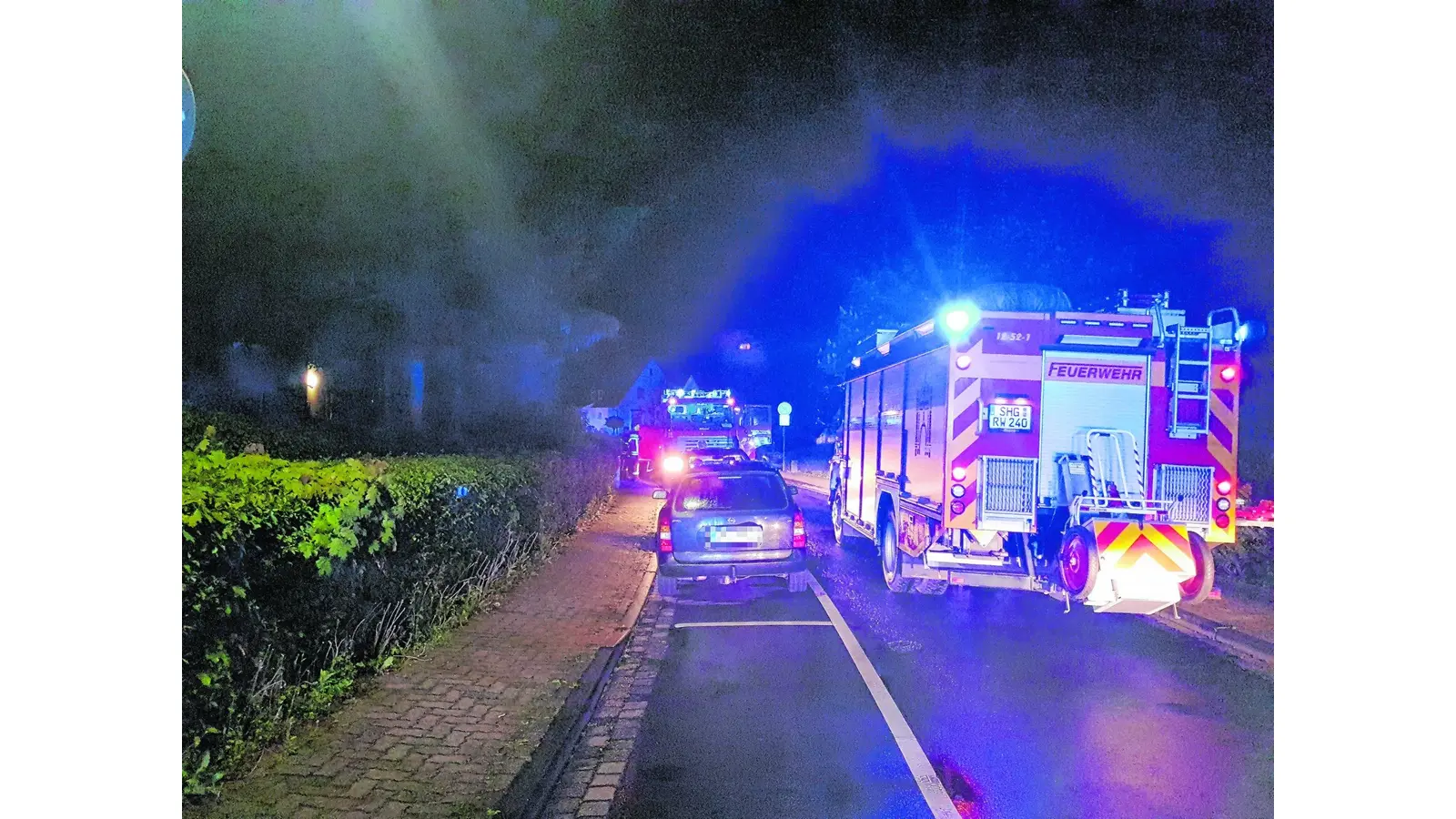 Zwei nächtliche Feuerwehr-Einsätze (Foto: nh)