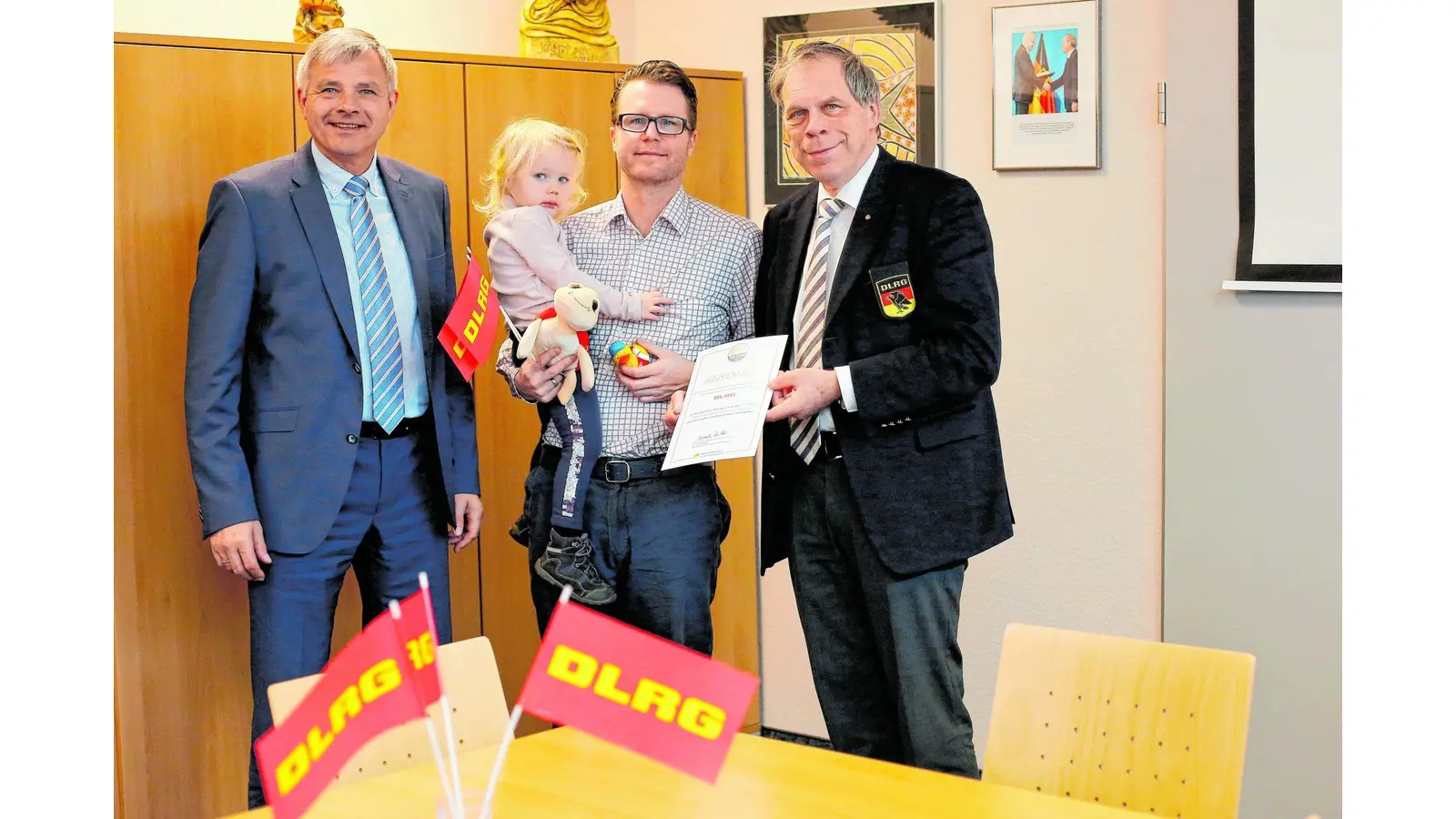 DLRG als familienfreundlich ausgezeichnet (Foto: jl)
