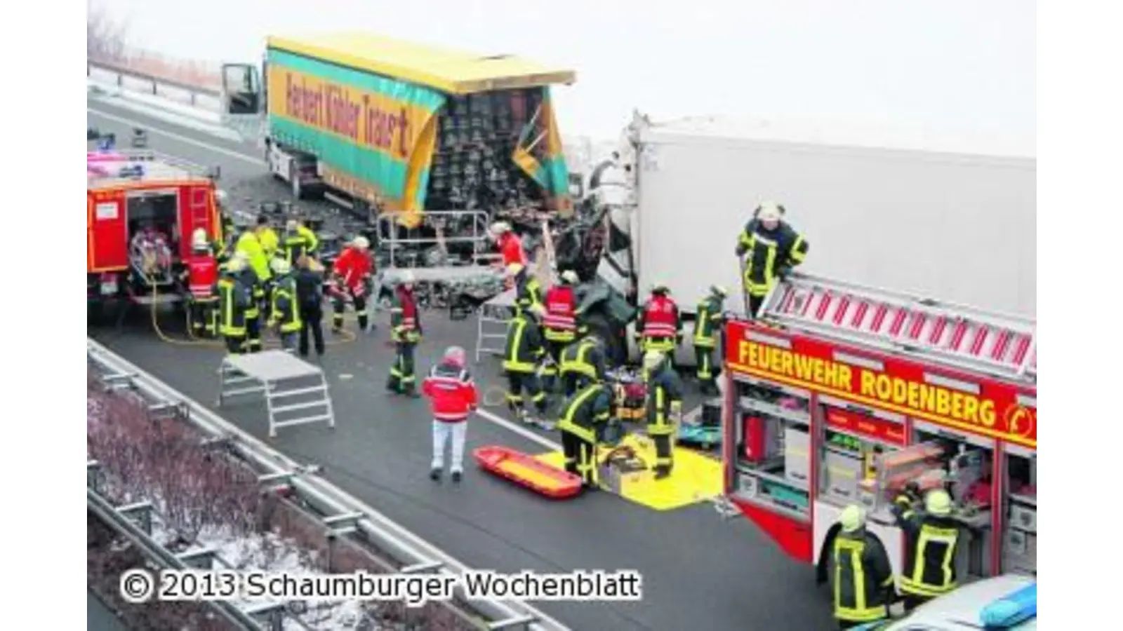 Junger Mann stirbt bei Unfall auf der A2 (Foto: tau)