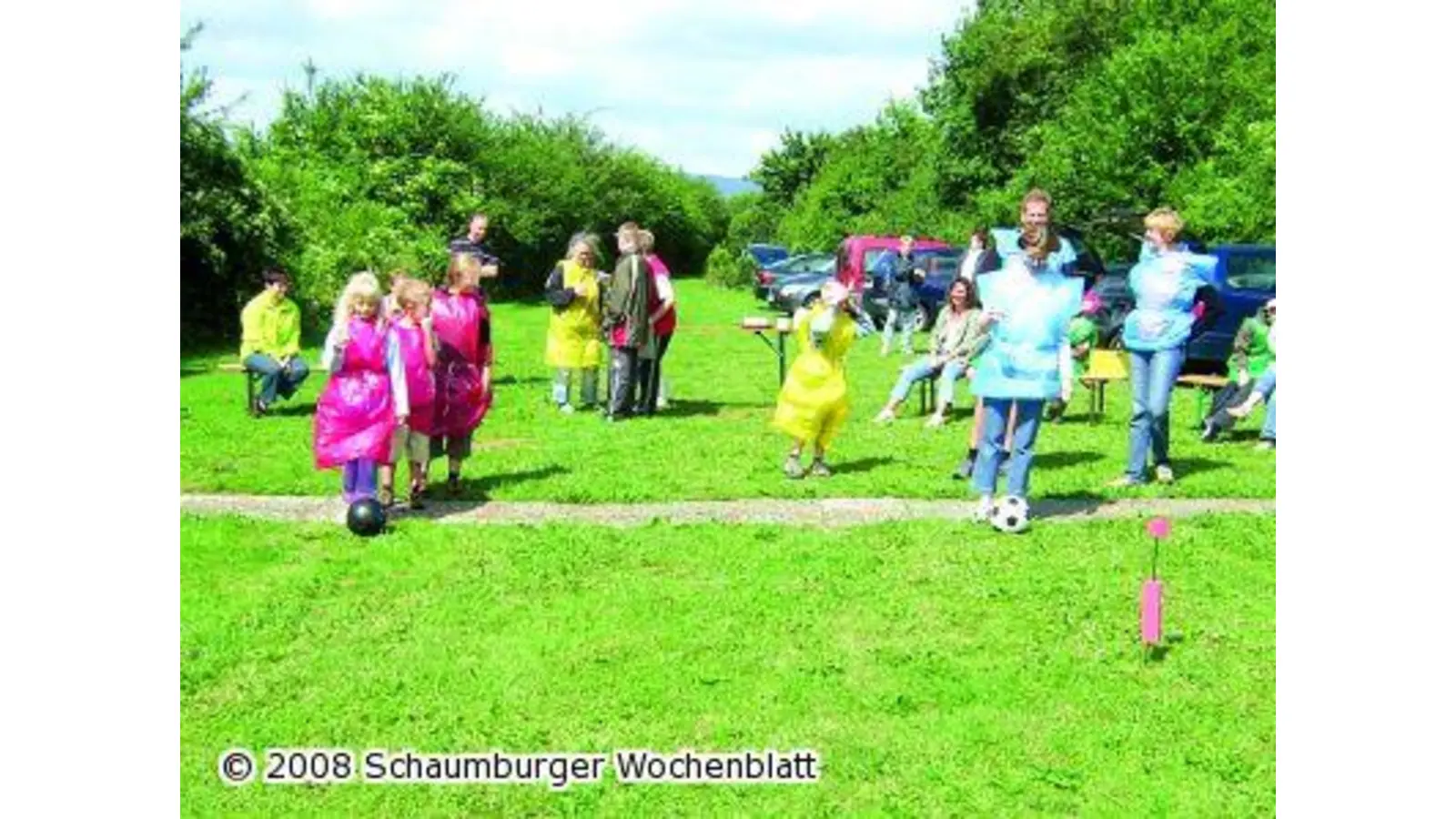 Schützen auf Slalomparcours (Foto: al)